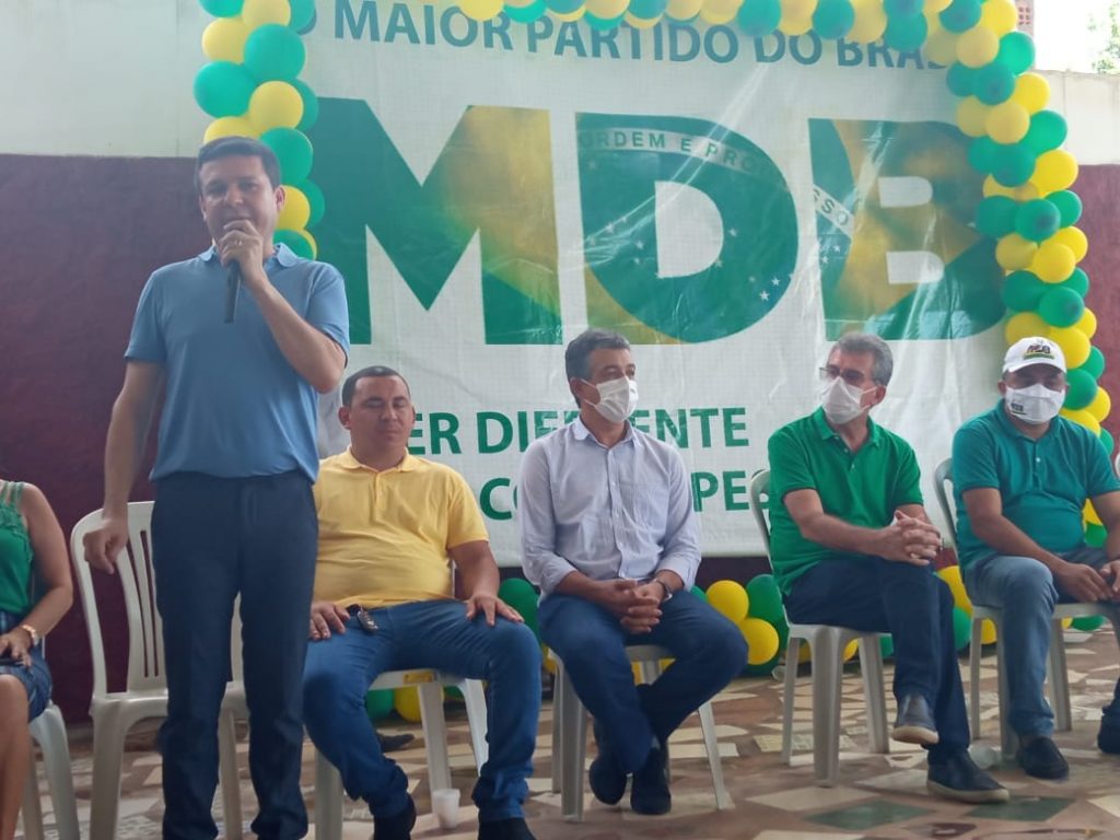 Imagem da convenção do MDB em Rorainópolis que definiu os candidatos à Câmara
