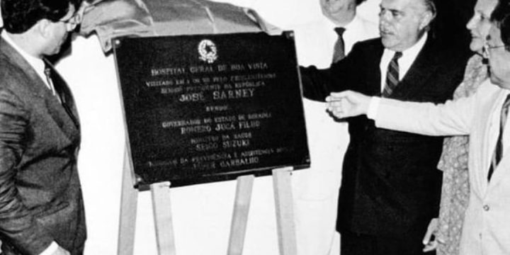 A história do HGR: Romero Jucá e José Sarney inauguram o Hospital Geral de Roraima