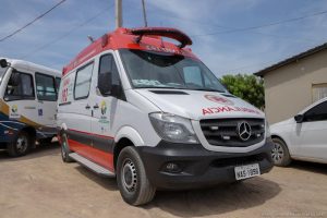 Imagem de Ambulância adquirida por Jucá para Iracema
