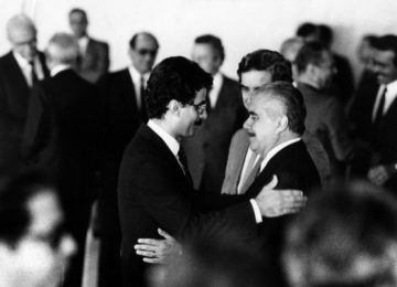 Romero Jucá com o ex-presidente José Sarney