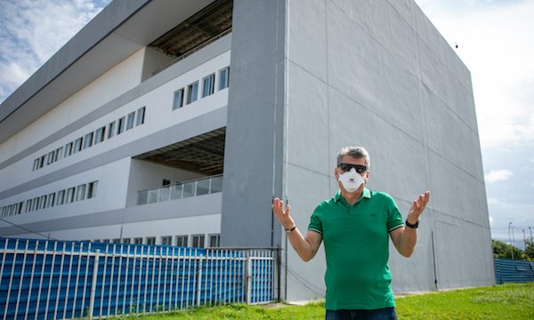 Romero Jucá visita obra do novo bloco do Hospital Geral de Roraima