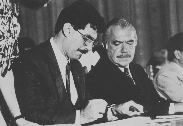 Romero Jucá e José Sarney em Roraima