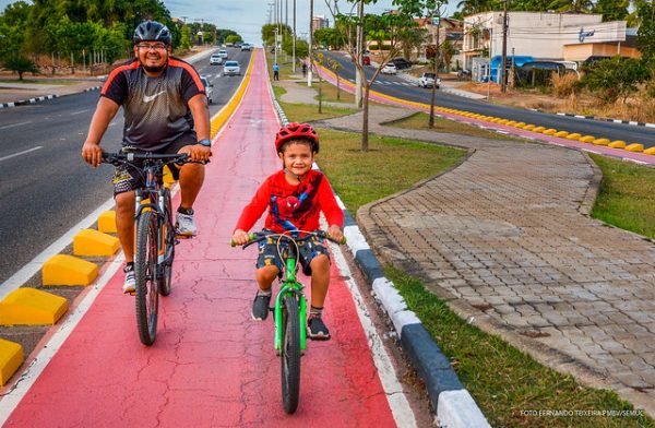 Ciclistas aproveitam as ciclovias de Boa Vista para praticar esportes