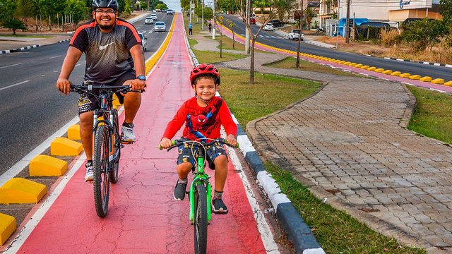 Ciclistas aproveitam as ciclovias de Boa Vista para praticar esportes