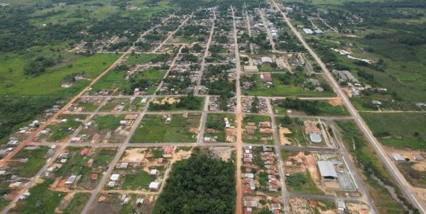 Imagem aérea mostra as ruas de São Luiz