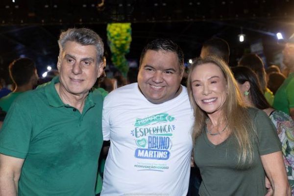 Romero Jucá, Bruno Martins e Teresa Surita