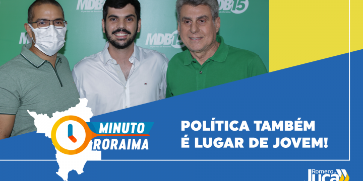Romero Jucá e Bruna Magalhães discutem se política é lugar de jovem