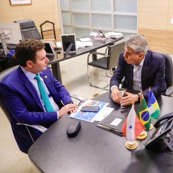 Romero Jucá discutiu com o Ministro Jader Filho, as obras do PAC Boa Vista