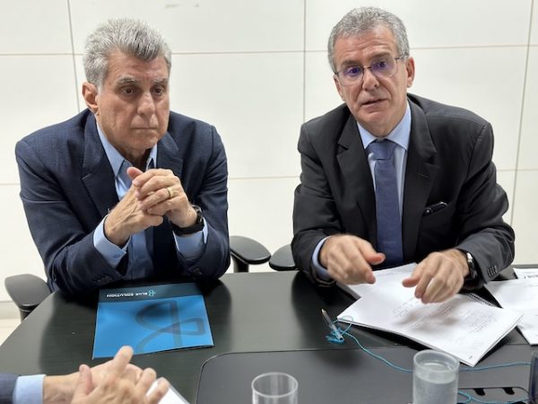 Romero Jucá e Sergio Pillon na Secretaria nacional de Habitação